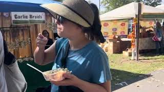 Vendors at the 2024 Hudson Valley Garlic Festival in Saugerties [upl. by Enawyd]