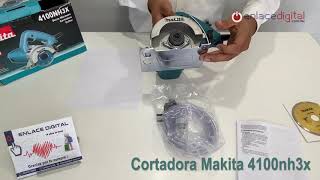 cortadora makita 4100nh3x marmol piedra concreto [upl. by Atinus]