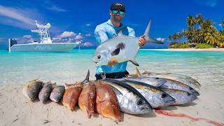 Bay Boat Bahamas Crossing for Every Prized Species  Permit Bonefish Tuna Hogfish Snapper [upl. by Fitzger]