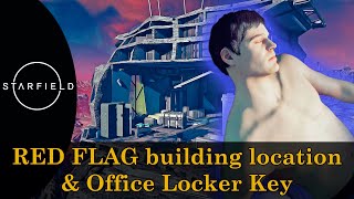 Where to find Red Flag Building and Office Locker Key  Starfield Shattered Space DLC [upl. by Westland649]