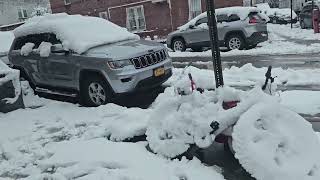 Snowfall In Brooklyn  NYC  Snowfall 17 FEB 2K24  Ultra 4K HD  foryou [upl. by Naga]