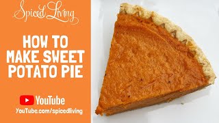 Easy Sweet Potato Pie sweetpotatopie [upl. by Bucella]