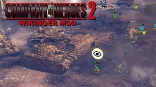 Company of Heroes 2 Lyon Defense Wikinger Mod [upl. by Anabahs]