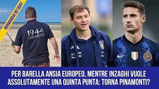 BARELLA NON SI ALLENA MENTRE INZAGHI CHIEDE LA 5ª PUNTA CHANCE PER PINAMONTI IN ROSA [upl. by Reifinnej]