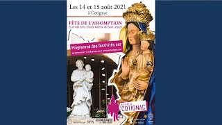 COTIGNAC Messe de lAssomption 15 août 2021 [upl. by Akihsal]