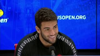 Matteo Berrettini quotI didnt expect to have such a great tournamentquot  US Open 2019 Press Conference [upl. by Kylie]