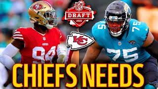 Chiefs NFL Draft needs WIDE OPEN after Free Agency Moves [upl. by Aehsa]