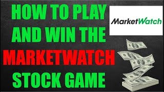 How To Win The MarketWatch Stock Market Game [upl. by Carena]