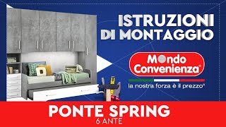 Istruzioni di montaggio Ponte Spring  MONDO CONVENIENZA [upl. by Willabella]