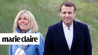 Story Behind French Presidentelect Emmanuel Macron amp Brigitte Trogneuxs Marriage  Marie Claire [upl. by Ebenezer]