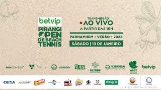 Betvip Pirangi Open de Beach Tennis  sábado 130124 [upl. by Pelagia]