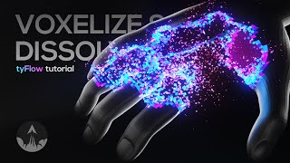 tyFlow Voxelize amp Dissolve Particle VFX Tutorial in 3Ds Max 2023 RedefineFX [upl. by Weig]