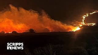 Wildfires in Oregon burning so hot theyre creating their own weather [upl. by Aekal]