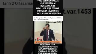 Siyonizm laikiz CHPnin islam düşmanlığı CHP kapatılsın İşBank diyanete [upl. by Skelton991]