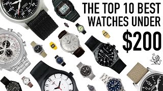 Top 10 Best Value For Money Watches From 50 to 200  Seiko Citizen Orient Casio Swatch amp More [upl. by Beedon8]