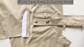 pant stitching total easy method and full video  pant stitching full detailed video [upl. by Canning]