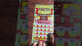 CA Lottery Scratchers 1 Million Ultimate Cash [upl. by Kalindi]