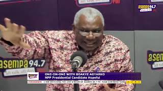 EKOSIISEN ONEONONE WITH BOAKYE AGYARKO NPP PRESIDENTIAL CANDIDATE HOPEFUL PT 1 6723 [upl. by Tai76]