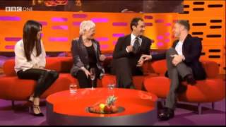 Graham norton embarrassing Olly Murs in front of his crush Mila Kunis [upl. by Arvell497]