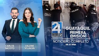 Noticiero de Guayaquil Primera Emisión 051124 [upl. by Lenzi]