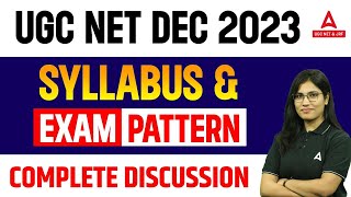 UGC NET Syllabus 2023  UGC NET Paper 1 amp 2 Complete Syllabus amp Exam Pattern Discussion [upl. by Asilim]