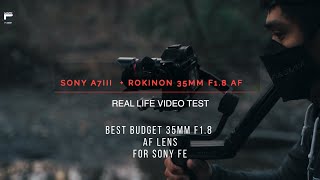 Sigma 35mm E Mount vs Rokinon 35mm 14 Review amp Comparison on A7III [upl. by Jillana]