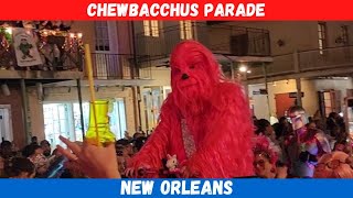 Krewe of Chewbacchus Parade Route [upl. by Anauqal]