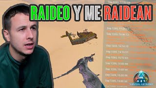 RAIDEO Y ACABO RAIDEADO 15 FINAL ARK ASA SOLO OFICIAL SMALL TRIBES [upl. by Sherborne]