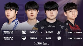 Bình Luận Tiếng Việt DRX vs KDF  GEN vs NS  Tuần 9 Ngày 3  LCK Mùa Hè 2024 [upl. by Bunns]