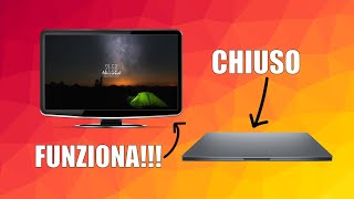 Usare il portatile da chiuso con un monitor TUTORIAL [upl. by Gadmann]