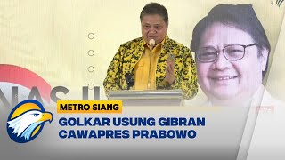 Airlangga Ketum Golkar Ketok Palu Usung Gibran Cawapres Prabowo [upl. by Arathorn]