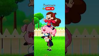 Gravity falls Dipper and Mabel animation Game shorts 🎯 gravityfalls billcipher youtubeshorts [upl. by Anawaj]