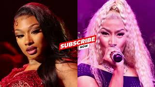 MEGAN amp NICKI SHARE A RECORD AS BEEF HEATS UP SONG HISS JUMPS TO  1 [upl. by Anaicul629]