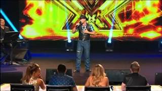 Justin Standley  Boot Camp  The X Factor Australia 2012 night 7 FULL [upl. by Alleunamme932]