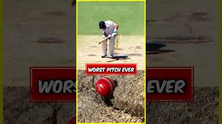 மோசமான கிரிக்கெட் PITCH‼😵‍💫cricket cricketshorts cricketnews facts [upl. by Haila]