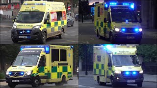 Ambulances responding with siren and lights for 1 hour  The 1st Collection [upl. by Toogood371]