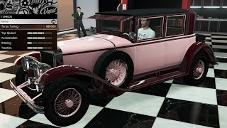 GTA 5  Past DLC Vehicle Customization  Albany Roosevelt 1928 Cadillac [upl. by Lorenz]