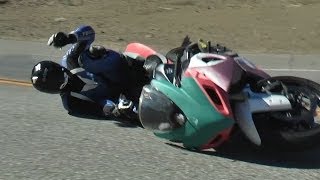 Crash  Sport Bike Hits Harley [upl. by Eugene736]