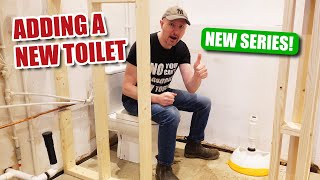 Building a new downstairs toilet  marking out part 1 [upl. by Olenta]