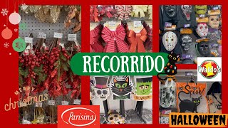 Recorrido por Parisina  Waldos Llegó la decoración navideña Halloween y Día de muertos [upl. by Arbrab]