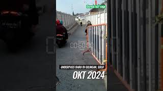 ada yang pernah lewat underpass ini walkingvlog motovlog underpass beritasurakarta [upl. by Worthington]