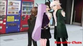 DanganronpaNaeGiri Vs KomaHina MMD [upl. by Strephon]