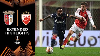 Braga vs Crvena Zvezda Extended Highlights  UEL  Group Stage  MD 6  CBS Sports Golazo [upl. by Leiahtan]