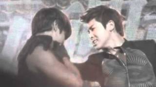 110701 Fancam HoMin in Music Bank  The lovers quarrel version [upl. by Ydahs]