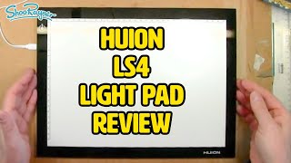 Huion L4S USB LED Light Pad unboxing and review [upl. by Sapienza]