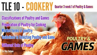 cooking TLECOOKERY 10 CLASSIFICATIONS OF POULTRY AND GAME Market forms of poultry [upl. by Redford461]