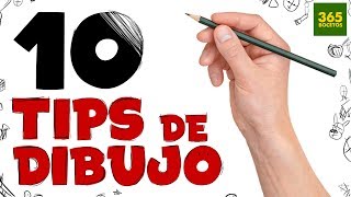 1O TRUCOS PARA APRENDER A DIBUJAR  10 Life Hacks para dibujantes [upl. by Novia]