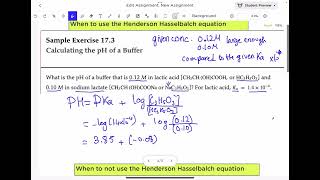 Calculate the pH of a buffer with or without the Henderson Hasselbalch equation [upl. by Konopka]