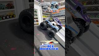 monsterjam Toy MonsterTruck race  Viewer request 744  BoogieVan 🆚 IceMonster Battle [upl. by Billi]