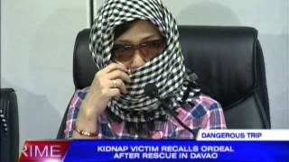 Kidnap victim recalls ordeal after Davao rescue [upl. by Syah555]